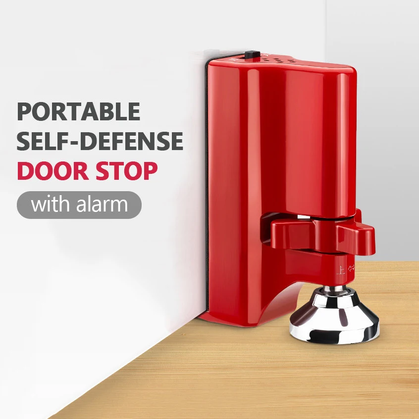 Portable Door Lock and Security Device for Travel Accommodation and Self-Defense