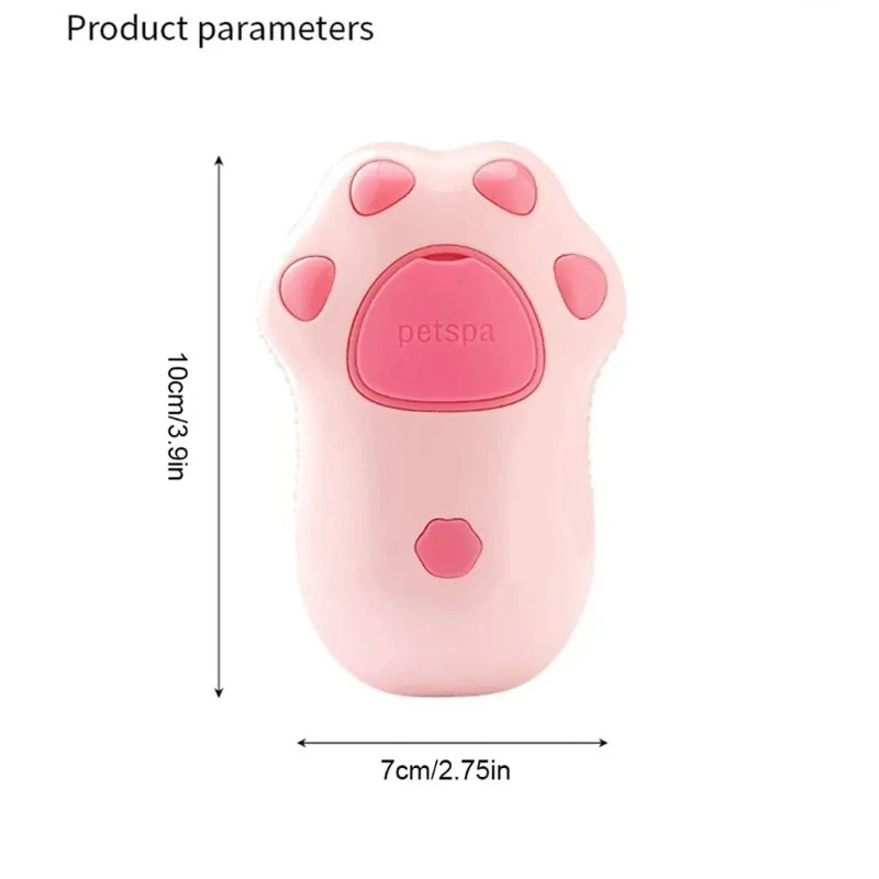 3-in-1 Electric Pet Grooming Brush with Steam and Spray for Dogs and Cats - Massage Comb for Loose Hair Removal